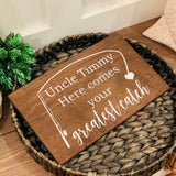 Fishing theme wedding. Here comes your greatest catch sign. Fishing wedding. Fishing wedding sign. Wedding sign. Wood sign. Wedding decor