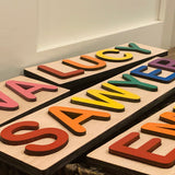 Kids personalized puzzle. Wooden Name Puzzle. Birthday Gift for One Year Old. Personalized Gift for Kid. Christmas Gift for Kids