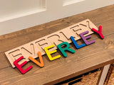 Kids personalized puzzle. Wooden Name Puzzle. Birthday Gift for One Year Old. Personalized Gift for Kid. Christmas Gift for Kids