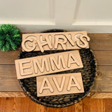 Kids personalized puzzle. Wooden Name Puzzle. Birthday Gift for One Year Old. Personalized Gift for Kid. Christmas Gift for Kids
