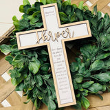 Baptism gift. Baptism cross. Dedication gift. Christening gift. Wood cross. Wooden cross. Personalized cross. Baby dedication gift.