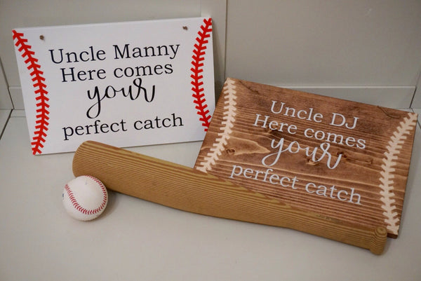 Here comes the bride wedding sign. Here comes your perfect catch sign. Wedding prop. Wedding sign. Wood sign. Wedding decor.