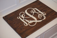 Monogram wood sign. Custom wood sign. Wedding gift. Monogram sogn. Personalized sign. Wedding decor. Rustic monogram sign. Rustic monogram.