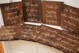 Love Is Patient Love is Kind Spanish Wedding Decorations. 1 Corinthians 13 Wedding Aisle Signs. Wood Wedding Signs. Rustic sign
