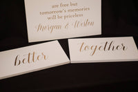 Better together chair wedding signs. Better together wood signs. White wedding. Wedding signs. Chair wood signs. Wedding chair decor