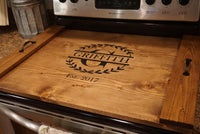 Stove top cover. Stove top tray.  Custom stove tray. Wood stove cover.  Custom stove cover. Custom stove tray. Stove tray. Stove cover