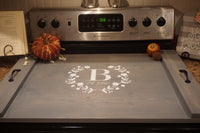 Stove top cover. Stove top tray. Custom stove top tray.  Personalized stove tray. Wood stove cover.  Custom stove cover. Custom stove tray.