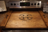 Wood stove top cover. Stove top cover. Custom stove tray. Wood stove cover.  Custom stove cover. Custom stove tray. Personalized stove cover