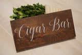 Cigar Bar. Rustic cigar wedding sign. Cigar wedding sign. Rustic wedding decor. Wedding decor. Cigar bar sign. Wedding prop.