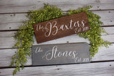 Custom sign. Personalized sign. Family name sign. Family name plaque. Wedding gift. House warming gift. Home sweet home.