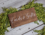 Cards & Gifts. Rustic wedding sign. Wedding table sign. Wedding decor. Wedding signs. Gift table sign. Card sign. Wedding sign.