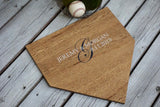 Baseball home plate. Baseball wedding. Baseball guest book. Home plate sign. Baseball decor. Baseball wedding. Baseball shower.