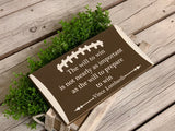 Football sign. The will to win. Football decor. Football wood sign. Vince Lombardi quote. Football. Football gift. Football fan.