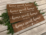 Home sweet home. Home sweet home decor. Established sign. Established decor. Wedding gift. Home sweet home sign. Established gift.