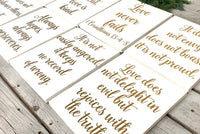 Wedding aisle decor. Love Is Patient Love is Kind. Wedding Decorations. 1 Corinthians 13 Wedding Aisle Signs. White Wedding Signs.