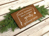 Fishing theme wedding. Here comes your greatest catch sign. Fishing wedding. Fishing wedding sign. Wedding sign. Wood sign. Wedding decor