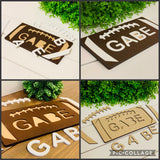 Name puzzle. 3D puzzle. 3D sign. Personalized puzzle. Wood art. Football sign. Personalized sign. Custom name sign. Shower gift. Baby gift.