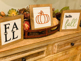 Fall decor. Fall signs. Laser cut sign. Farmhouse sign. Farmhouse decor. Wood art. Pumpkin sign. Hello fall sign. Shiplap sign. Shiplap.