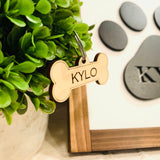 Engraved dog tag. Personalized wood dog tag. Wooden dog tag. Wood pet tag. Wood let ID. Wood cat tag. Wood pet tag.