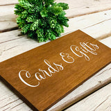 Cards & Gifts sign. Rustic cards and gifts. Wedding table sign. Wedding prop. Wedding sign. Rustic wedding decor. Cards and gifts decor.
