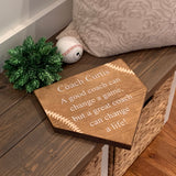 Coaches gift. Baseball home plate. Thank you coach. Baseball coach. Home plate sign. Baseball sign. Softball sign. Custom sign.
