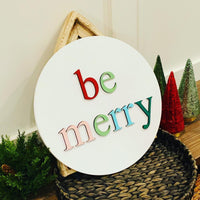 Be merry Christmas sign. Christmas decor. Christmas decoration. Merry Christmas sign. Holiday decor. Home decor. Wood sign.