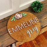 Personalized nursery sign. Name sign. Nursery decor. Baby shower. Baby shower decor. New born baby. Wood name sign. Home decor.